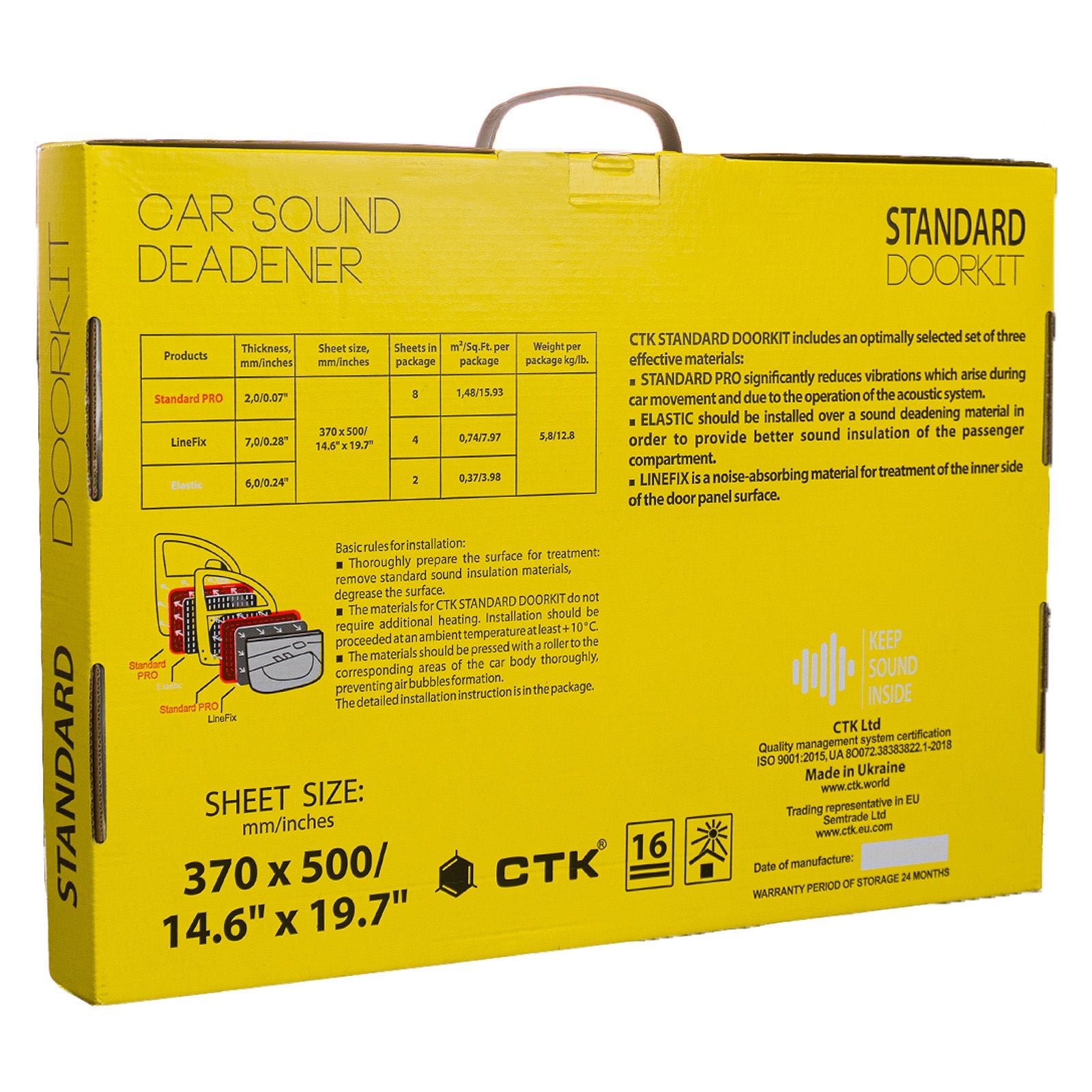 CTK Standard Pro Door Kit